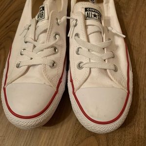 Converse lows white Sz 10.5 wm/9 mn